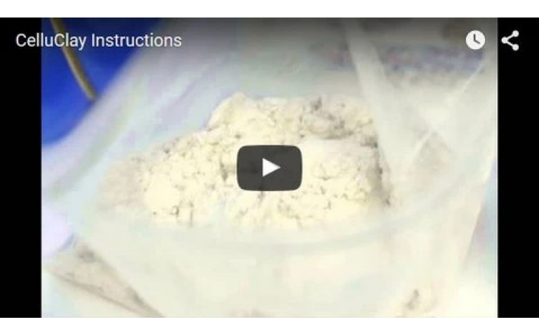 CelluClay Mixing Instructions